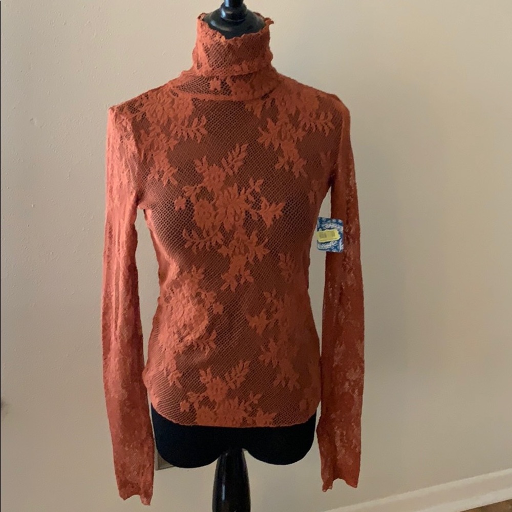 Free People  Sweet Secrets Lace Top